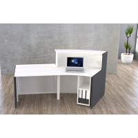 kerkmann Bogentheke BARI mit Beratungsplatz, anthrazit