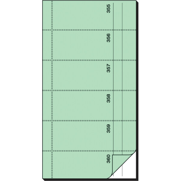 sigel Formularbuch "Bonbuch", 105 x 200 mm, SD, gelb