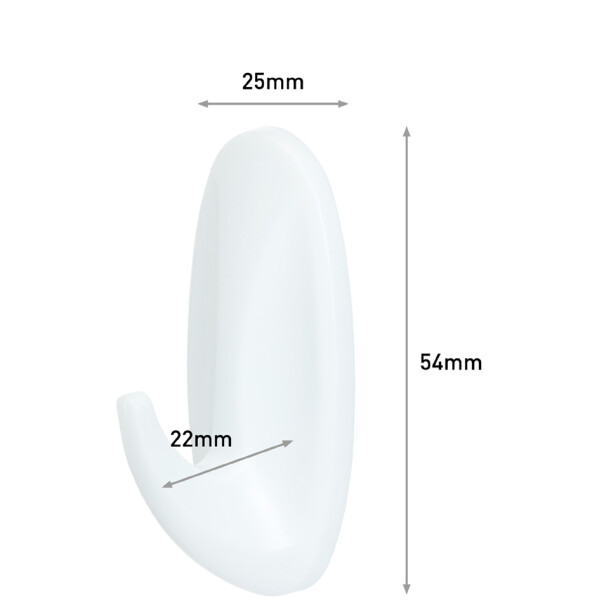 3M Command Designer-Haken, Kunststoff, Größe: M, weiß