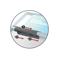DURABLE Ausweishalter PUSHBOX MONO, transparent