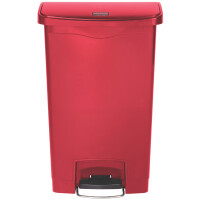 Rubbermaid Tret-Abfalleimer Slim Jim, 50 Liter, beige