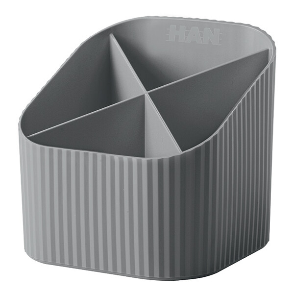 HAN Multiköcher Re-X-LOOP, Öko-Kunststoff, 4 Fächer, lemon