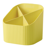 HAN Multiköcher Re-X-LOOP, Öko-Kunststoff, 4 Fächer, lemon
