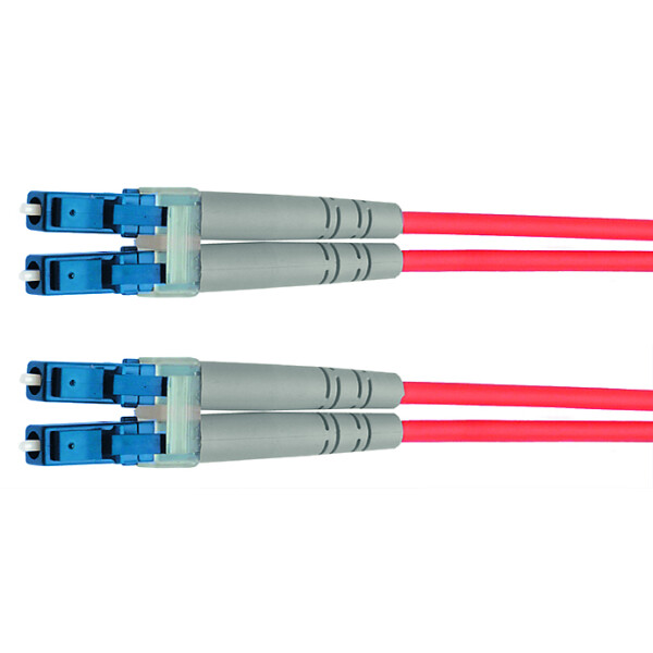 Telegärtner LWL Patchkabel, LC-Duplex - LC-Duplex, OM3, 1 m