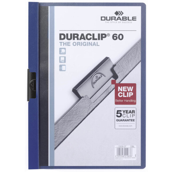 DURABLE Klemmhefter DURACLIP ORIGINAL 60, DIN A4, gelb