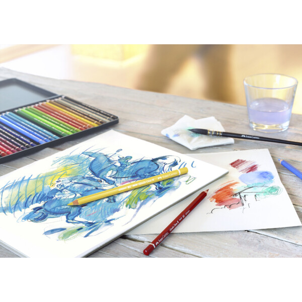 FABER-CASTELL Aquarellstifte ALBRECHT D&Uuml;RER, 12er Metalletui