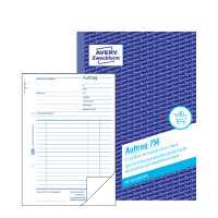 AVERY Zweckform Formularbuch "Auftrag", SD, A5, 2 x 40 Blatt