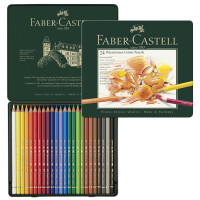 FABER-CASTELL Buntstifte POLYCHROMOS, 12er Metalletui