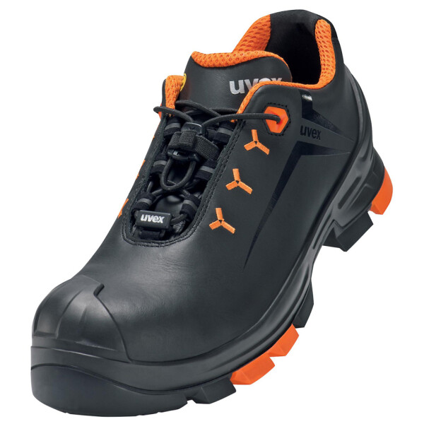 uvex 2 Halbschuh S3 SRC, Gr. 41, schwarz orange