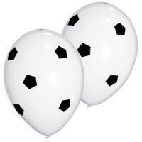 PAPSTAR Luftballons "Soccer", schwarz weiß