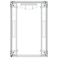LogiLink 19" Serverschrank, 42 HE, schwarz (RAL9005)