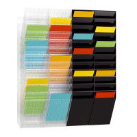 DURABLE Wand-Prospekthalter-Set "FLEXIBOXX 12", A4