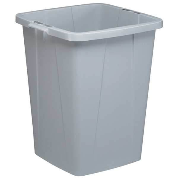 DURABLE Abfallbehälter DURABIN 90, quadratisch, grau