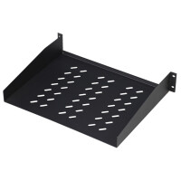 DIGITUS 19" Fachboden, 2 HE, Festeinbau, Tiefe: 550 mm