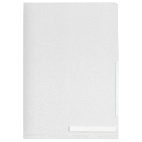 LEITZ Sichth&uuml;lle Maxi, A4, PVC, genarbt, 0,20 mm