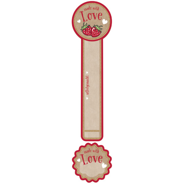 AVERY Zweckform ZDesign Frischesiegel "Made with Love"