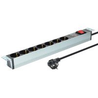 DIGITUS 19" Steckdosenleiste 7-fach, mit...