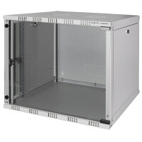 LogiLink 19" Wandverteiler, unmontiert, 15 HE, schwarz