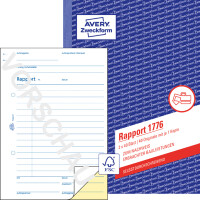 AVERY Zweckform Formularbuch "Rapport", A5, 2 x...