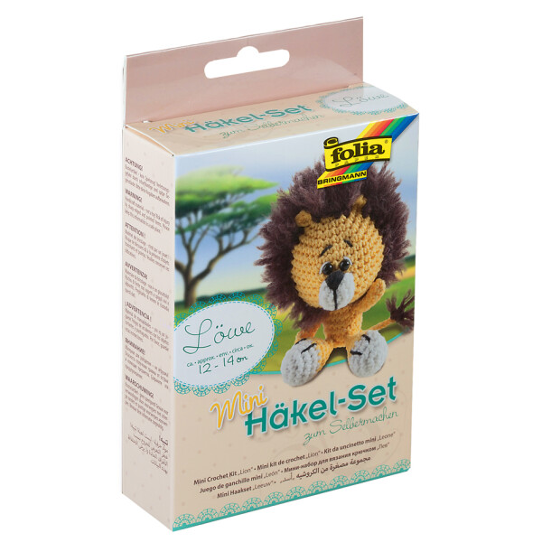folia Mini-Häkelset "Löwe"
