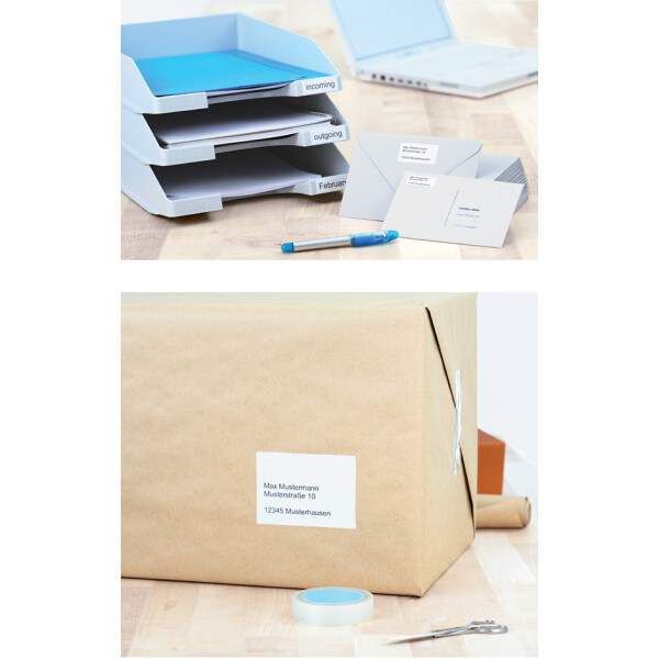 HERMA Universal-Etiketten PREMIUM, 70 x 37 mm, weiß