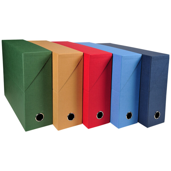EXACOMPTA Archivbox, DIN A4, Karton, 90 mm, gelb