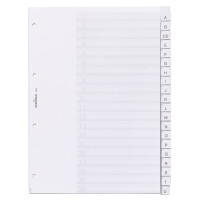 DURABLE Kunststoff-Register, A4, 10-teilig, transparent