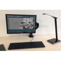 UNiLUX LED-Tischleuchte LINKA, dimmbar, schwarz