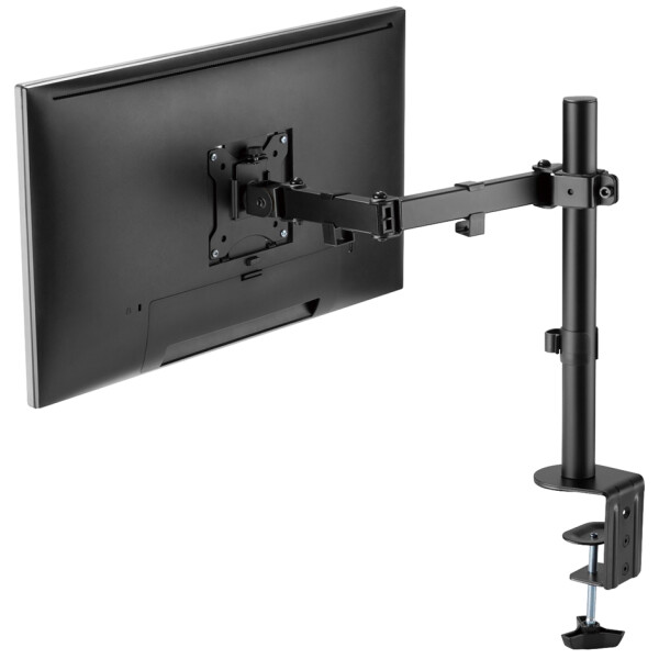 DIGITUS Universal Single Monitorhalter mit Klemmbefestigung