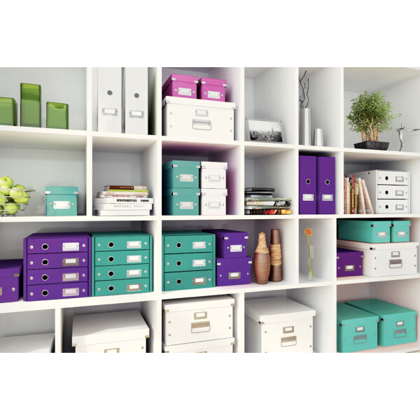LEITZ Schubladenbox Click &amp; Store, 3 Sch&uuml;be, schwarz