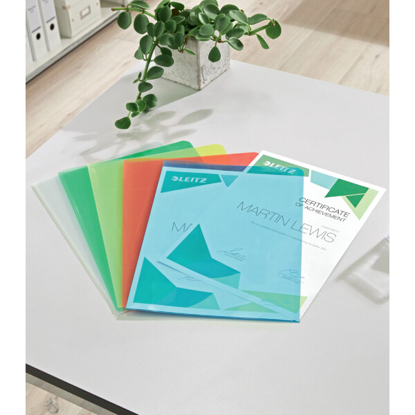 LEITZ Sichth&uuml;lle Super Premium, A5, PVC, glasklar, 0,15 mm