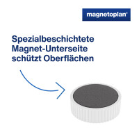 magnetoplan Discofix Rundmagnet "magnum", rot