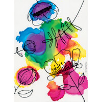 Marabu permanente Tinte Alcohol Ink-Set FLOWERS