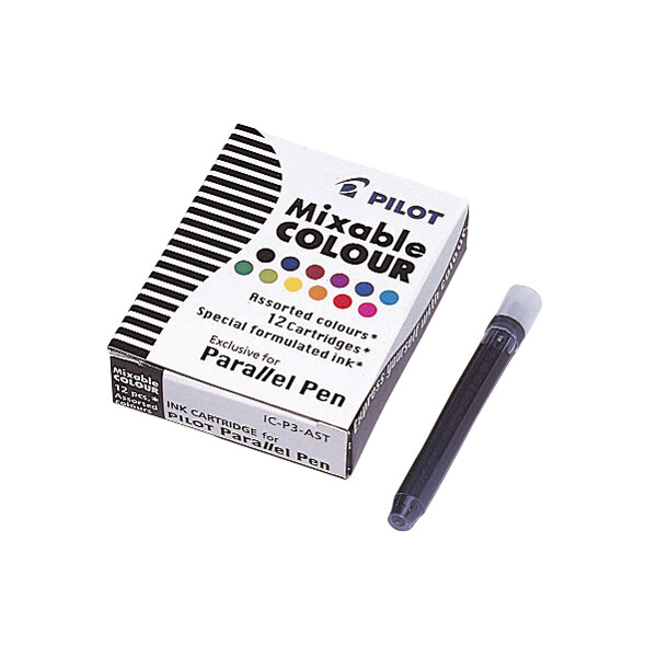 PILOT Tintenpatronen für Füllhalter Parallel Pen, schwarz
