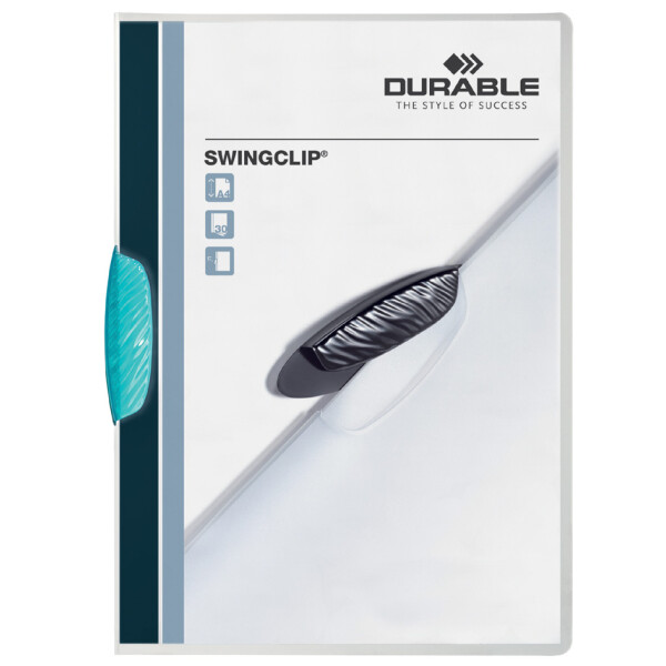 DURABLE Klemmhefter SWINGCLIP, DIN A4, Clip purpur rot