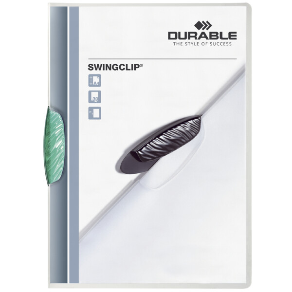 DURABLE Klemmhefter SWINGCLIP, DIN A4, Clip purpur rot