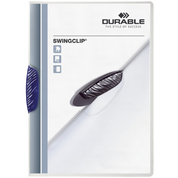 DURABLE Klemmhefter SWINGCLIP, DIN A4, Clip purpur rot