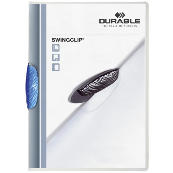 DURABLE Klemmhefter SWINGCLIP, DIN A4, Clip purpur rot