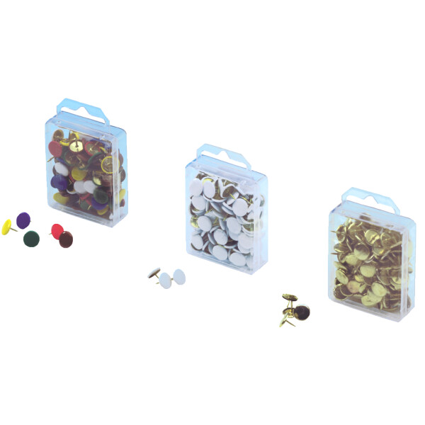 WEDO Reißnagel, kunststoffüberzogen, bunt, Kleinpackung