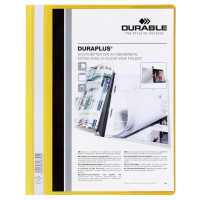 DURABLE Schnellhefter DURAPLUS, DIN A4, weiß, überbreit
