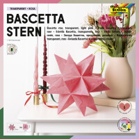 folia Faltblätter Bascetta-Stern, 200 x 200, hellgelb