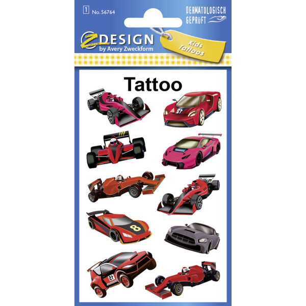 ZDesign KIDS Kinder-Tattoos "Autos"