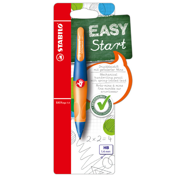 STABILO Druckbleistift EASYergo 1.4, limonengrün aquamarin