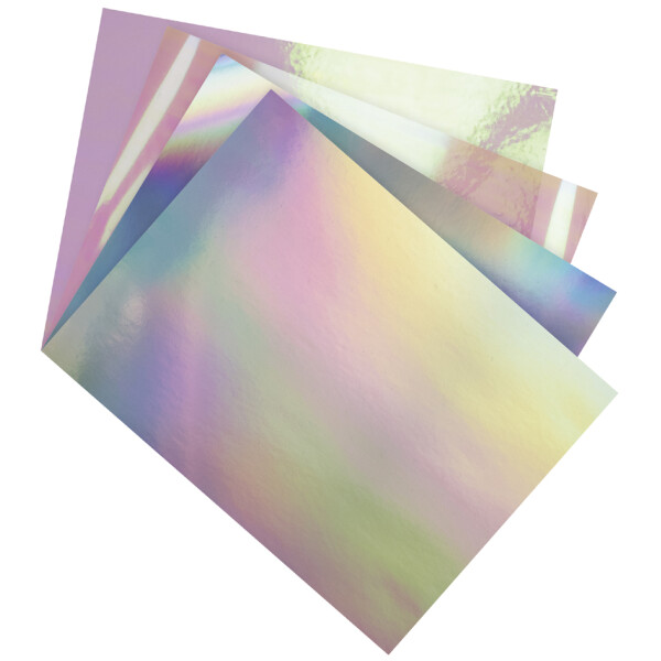 folia irisierender Papier-Mix, 250 x 350 mm