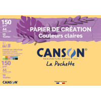 CANSON Tonpapier in Sammelmappe, DIN A4, 150 g qm