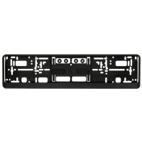 cartrend Kennzeichenhalter, schwarz
