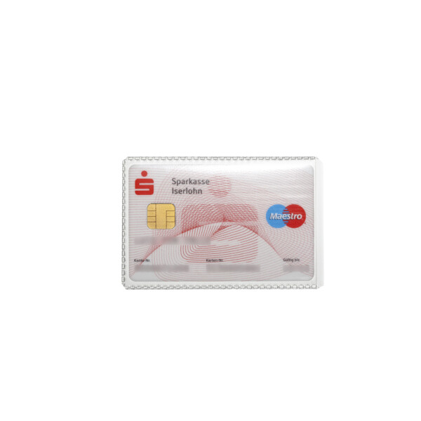 DURABLE Ausweish&uuml;lle, aus PP, 59 x 86 mm, transparent