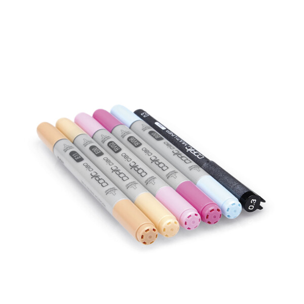 COPIC Marker ciao, 5+1 Set "Manga 7"