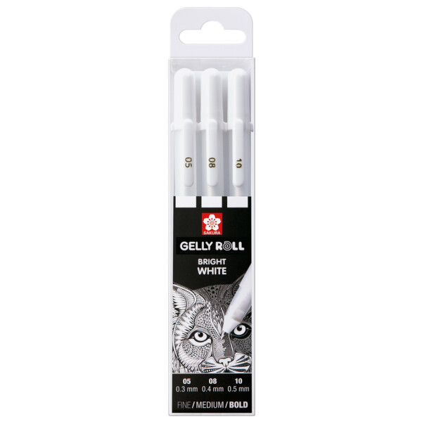 SAKURA Gel-Tintenroller Gelly Roll Real White, 0,5 mm