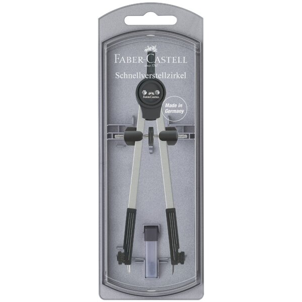 FABER-CASTELL Riesenteilzirkel, silber schwarz